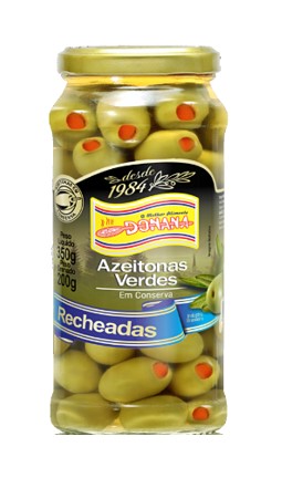 Azeitona Verde Recheada 200g vidro