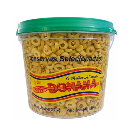 Azeitona Verde Fatiada 2kg