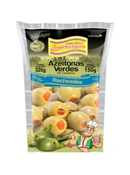 Azeitona Verde Recheada 150g pouche