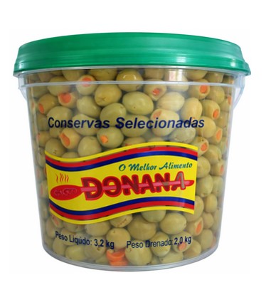 Azeitona Verde Recheada 2kg