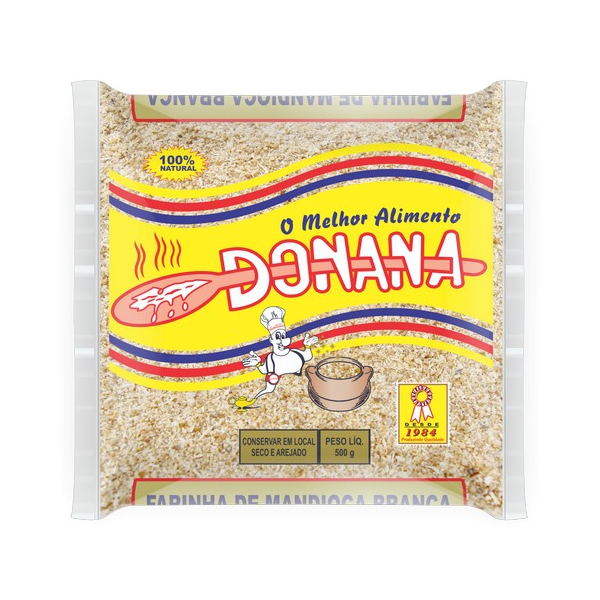 Farinha de mandioca branca 500g
