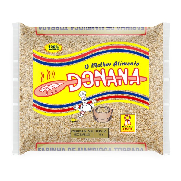 Farinha de mandioca torrda 1kg